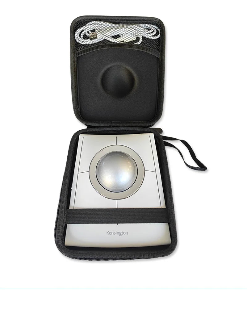 Kensington Wireless/Wired Mouse Trackball SlimBlade Pro White Ergonomic Design for Both Hand for CAD K72084