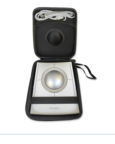 Kensington Wireless/Wired Mouse Trackball SlimBlade Pro White Ergonomic Design for Both Hand for CAD K72084