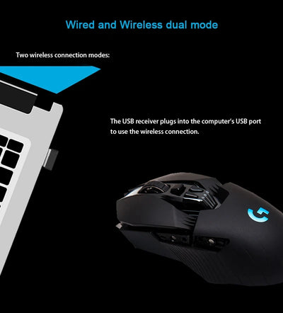 Logitech G903 HERO LIGHTSPEED Wireless Gaming Mouse RGB 16000DPI Gamer Upgrade Wireless Bluetooth Mouse mouse game wireless