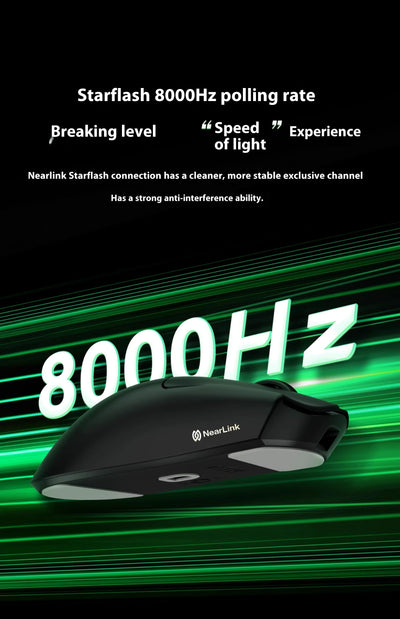 NEW ATK X1 Master Wireless Mouse Dual Mode Connection Paw 3950uitra 30000dpi Ergonomic Design Lightweight E-Sports Gaming Mouse