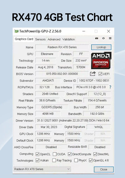 SOYO Graphics Cards AMD Radeon RX470 4G GDDR5 256bit Video Card HDMI+DP+DVI For Desktop Gaming Computer Components GPU RX 470