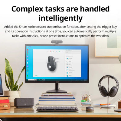 Logitech Master Series MX Anywhere 3S Bluetooth Wireless Silent Mouse Soft sound Office Female Tablet