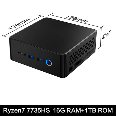 MLLSE K2 Mini AMD Ryzen 7 7735HS Gaming Computer