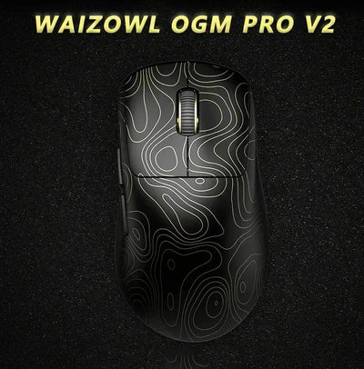 Waizowl OGM Pro V2 Gaming Mouse Customize Wireless Three-Mode Paw3950 30000dpi Lightweight Gaming Mouse E-sports Ergonomic