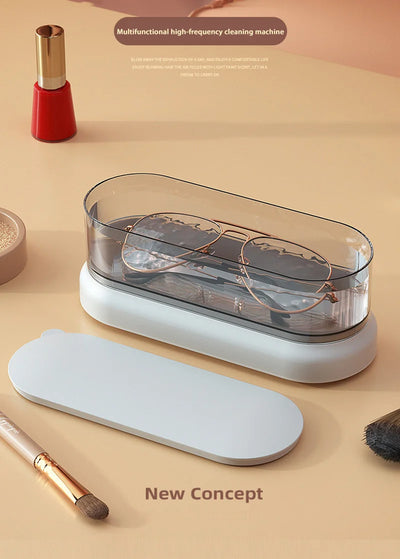 Xiaomi 47khz Ultrasonic Cleaner Portable Intelligent Multifunctional Transparent Cleaning Machine Jewelry Rings Glasses Watches