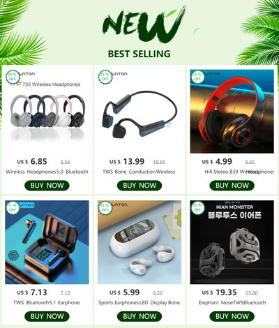 B39 Wireless Illuminated Headset Over-ear HiFi Stereo Headphones Foldable Gaming Headset For Airplane Travel Work Workout Home
