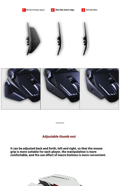 Madcatz Rat8+ Mouseesports Gaming Rat Pro X3 Wired Mechanical Mouse 11 Keys Programming Button Mice Pmw3389 Comfortable Custom