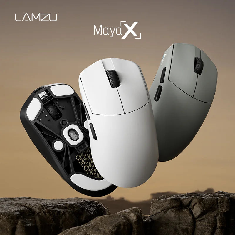LAMZU MAYA X Gaming Mouse (8K Dongle Included, Web Driver Compatible)