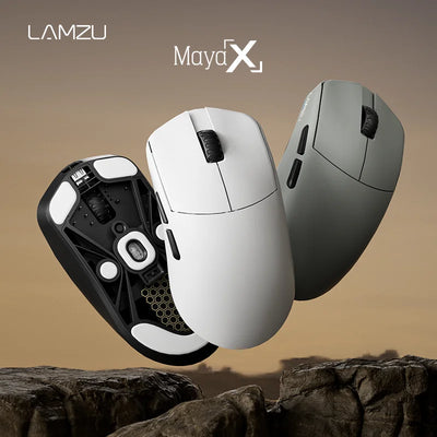 LAMZU MAYA X Gaming Mouse (8K Dongle Included, Web Driver Compatible)