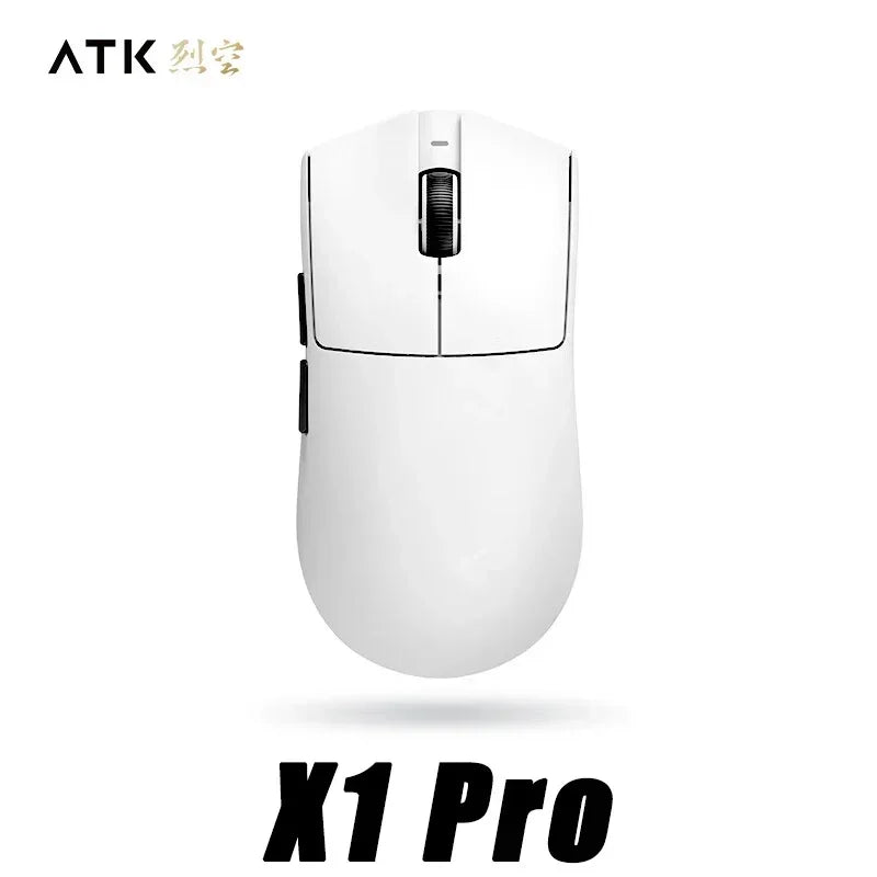 ATK Blazing Sky X1 Pro Max Ultra ULTIMATE Mouse Three Mode Bluetooth Wireless Mouse Paw3950 8K Lightweight FPS E-sports Pc Gamer