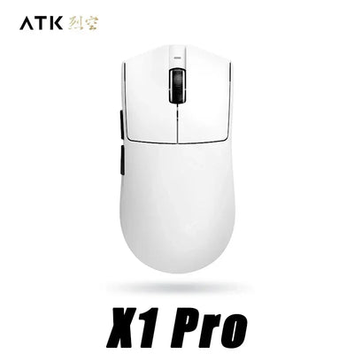ATK Blazing Sky X1 Pro Max Ultra ULTIMATE Mouse Three Mode Bluetooth Wireless Mouse Paw3950 8K Lightweight FPS E-sports Pc Gamer