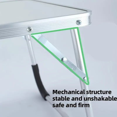 Outdoor Camping Small Table Portable Folding Laptop Computer Desk Lightweight Bed Reading Tables Foldable Gaming Study Desks