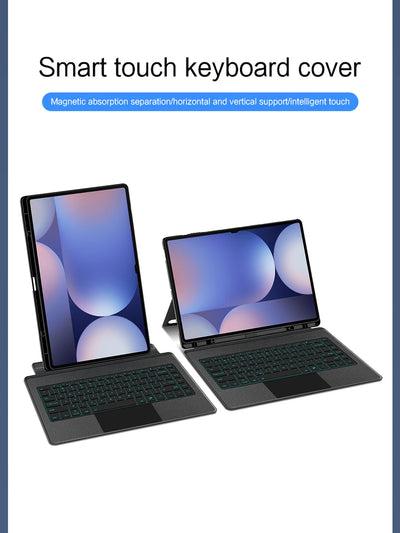 HUWEI Magic Keyboard for Samsung Galaxy Tab S10 Ultra 14.6" S9 Ultra Case Portuguese Spanish German Hebrew Korean Keyboard Cover