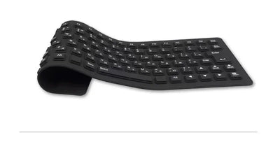 85 Keys Silicon Soft Keyboard USB Plug Play  Wired Gamer Waterproof Russian Keyboard Tablet Desktop Pad PC Tablet