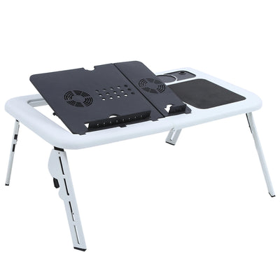 Adjustable Laptop Desk Lightweight Laptop Desk Laptop Notebook PC Folding Portable Car Bed Sofa Desk Stand Table 110lbs Capacity