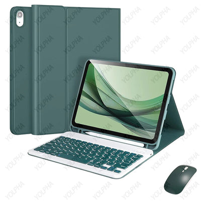 iPad 10th Gen Case with Keyboard Wireless Detachable Folio Keyboard Cover with Mouse Pencil Slot for iPad 10th Gen 10.9Inch 2022