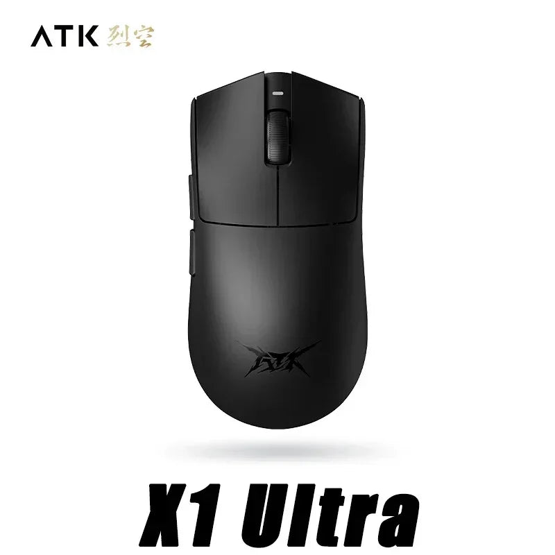 ATK Blazing Sky X1 Pro Max Ultra ULTIMATE Mouse Three Mode Bluetooth Wireless Mouse Paw3950 8K Lightweight FPS E-sports Pc Gamer