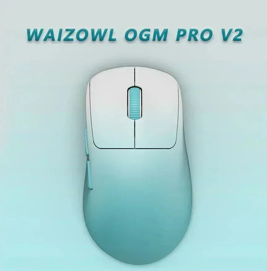 Waizowl OGM Pro V2 Gaming Mouse Customize Wireless Three-Mode Paw3950 30000dpi Lightweight Gaming Mouse E-sports Ergonomic