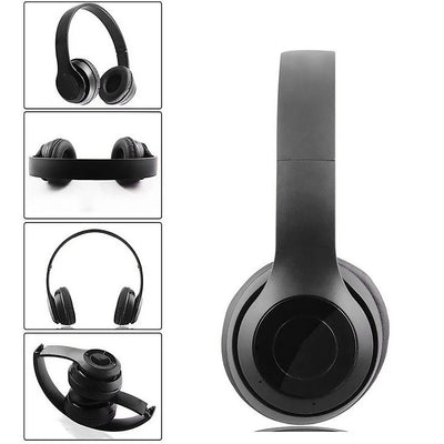 P47 Wireless Over Ear Headset Noise Cancelling Bluetooth-Compatible 5.0 Game Headset Card Mp3 Player Built-in Mic for Smartphone
