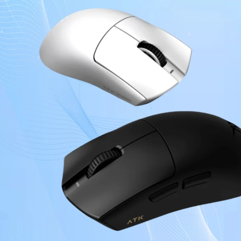 NEW ATK X1 Master Wireless Mouse Dual Mode Connection Paw 3950uitra 30000dpi Ergonomic Design Lightweight E-Sports Gaming Mouse