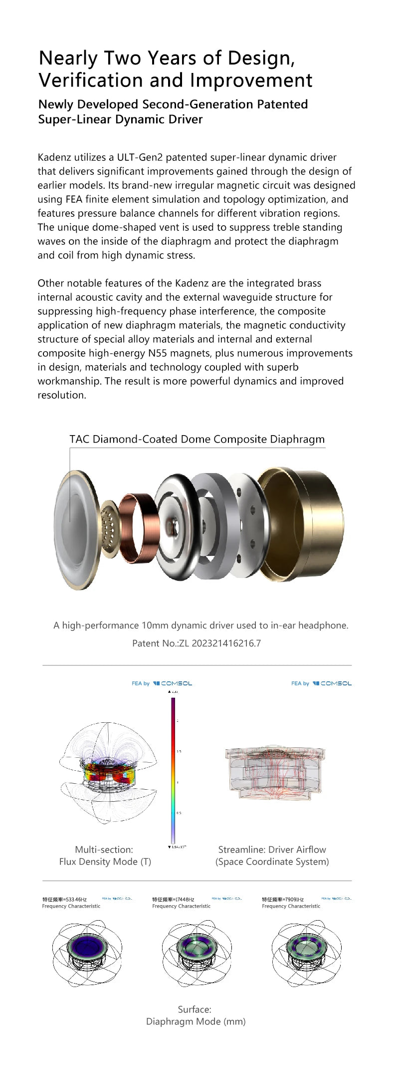 MOONDROP Kadenz Dynamic Driver lEMs In-ear Headphones Wired  Earbuds with Versatile Connectivity and High-Quality Cable