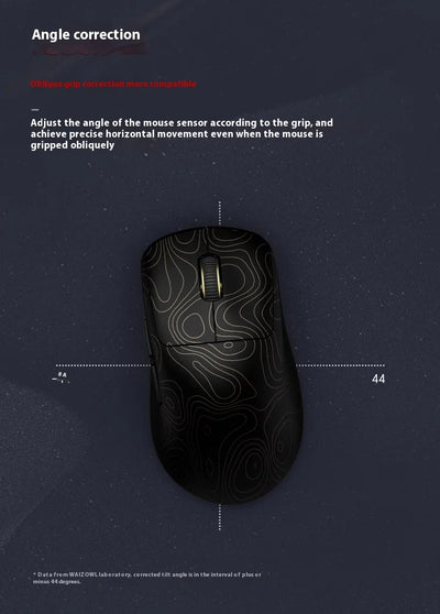 Waizowl Ogm Pro V2 Mouse Three Mode Wireless Paw3950 30000dpi Lightweight Customized Gaming Mouse For Desktop Computer Mice Gift