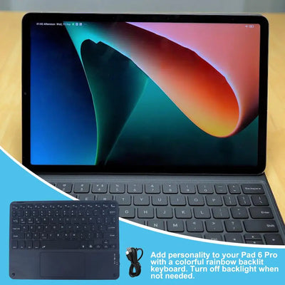 Tablet Keyboard Backlight Keyboard For Desktop Wireless Keyboard With Touchscreen Tablet Computer Keyboard For Home Work