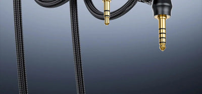 Fiio FT1 Pro Black And Blue Headphones Open Flat Diaphragm Wired Earphones 3.5mm/4.4mm Interchangeable HIFI Custom Headsets