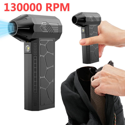 Mini Turbo Jet Fan 130000 RPM Dust Cleaner 50m/s Powerful Air Duster Blower Turbo Violent Blower PC Keyboard Computer Cleaning