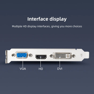 GT730 4GB DDR3 128Bit/64Bit Gaming Video Card with HDMI VGA DVI Port PCI-E2.0 16X PC Graphics Card GT610 1/2GB GPU Display Cards