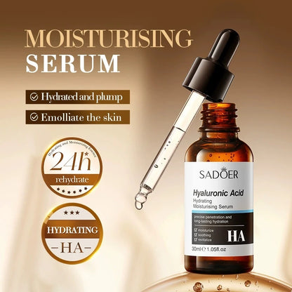 1/3pcs SADOER Salicylic Acid Centella Asiatica Hyaluronic Acid Serum for Face Moisturizing