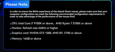 ATTACK SHARK  R2 Magnesium Alloy Wireless Mouse PAW3950 Lightweight Gaming Esports Bluetooth Three-Mode 8k Gaming Office Mouse