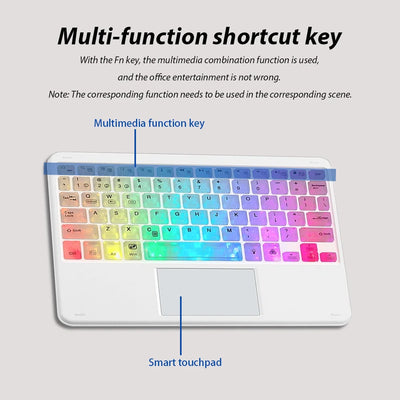 Wireless Backlight Keyboard And Mouse With Touchpad For Apple Huawei Samsung Xiaomi Rechargeable Ultra-Thin Tablet Teclado