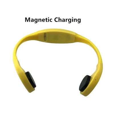 H-906A Bone Conduction Earphones Swimming Receiver Portable Light H-900A FM Transmitter Headphone
