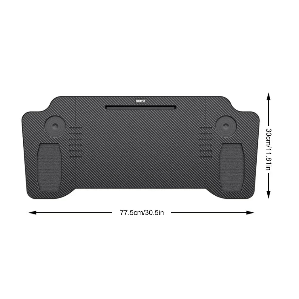 Car Laptop Desk Folding Steering Wheel Table Food Tray For Tesla Model 3 / Y Auto Steering Wheel Laptop Desk Drinks Tray Holder