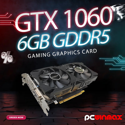 PCWINMAX GTX 1060 6GB Video Card DDR5 192BIT Origina Graphics Card Gaming GPU GTX1060 Placa de Video for Desktop PC