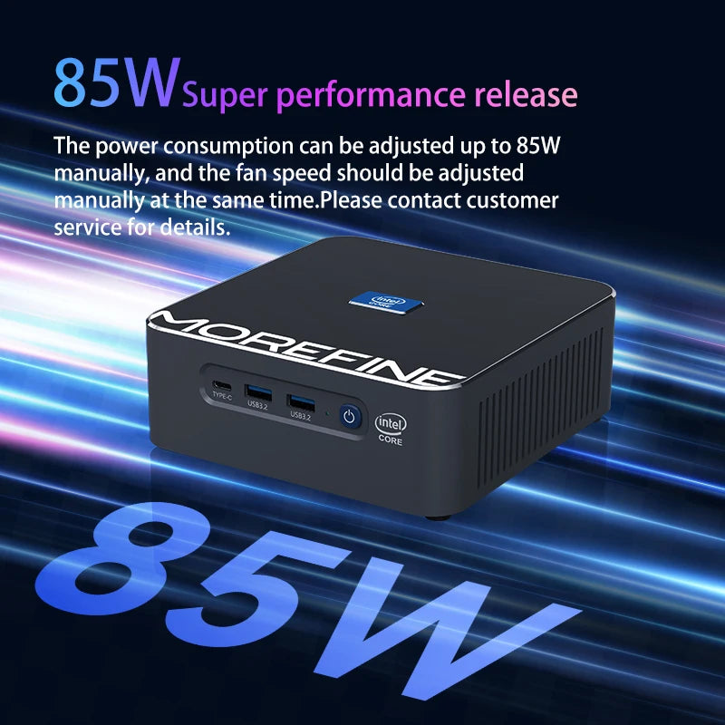 MOREFINE S600 13th Gen Intel  i9 12900HK Mini PC