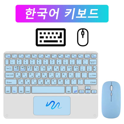 Wireless Keyboard with Touchpad for Android iOS Windows Bluetooth Keyboard and Mouse For Samsung Apple Lenovo Phone Tablet