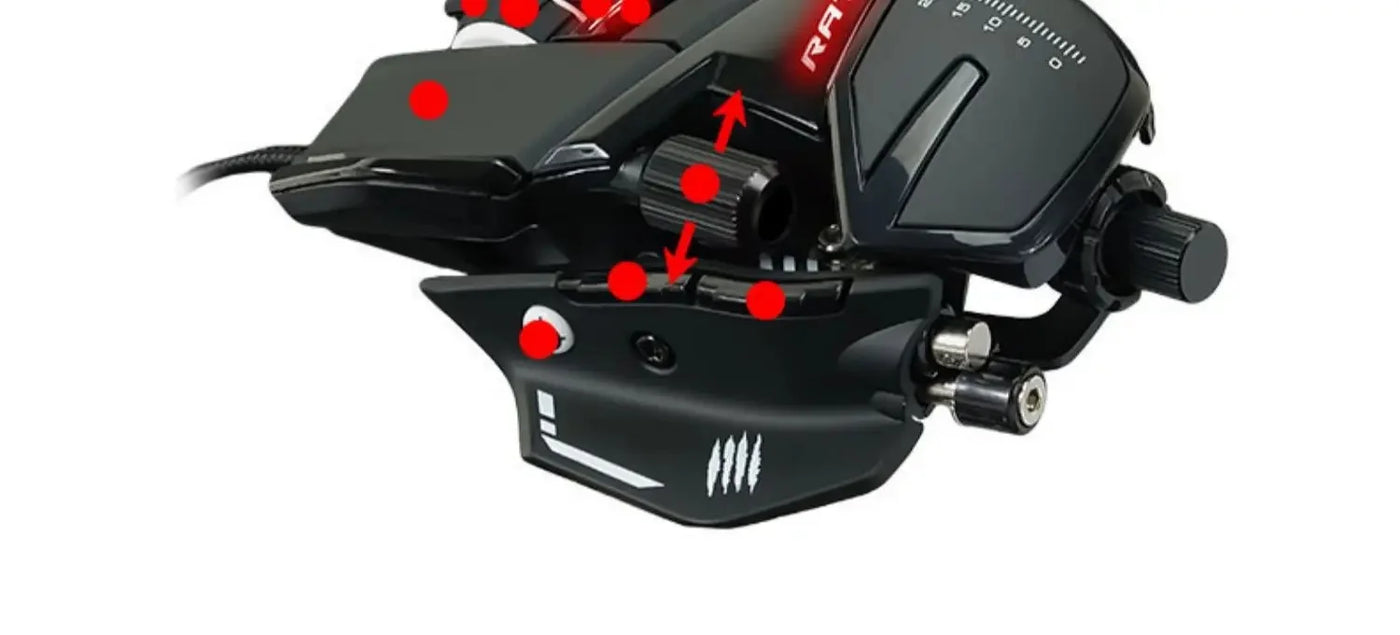 Madcatz Rat8+ Mouseesports Gaming Rat Pro X3 Wired Mechanical Mouse 11 Keys Programming Button Mice Pmw3389 Comfortable Custom