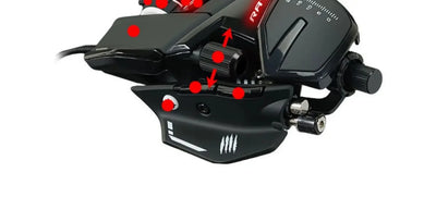 Madcatz Rat8+ Mouseesports Gaming Rat Pro X3 Wired Mechanical Mouse 11 Keys Programming Button Mice Pmw3389 Comfortable Custom