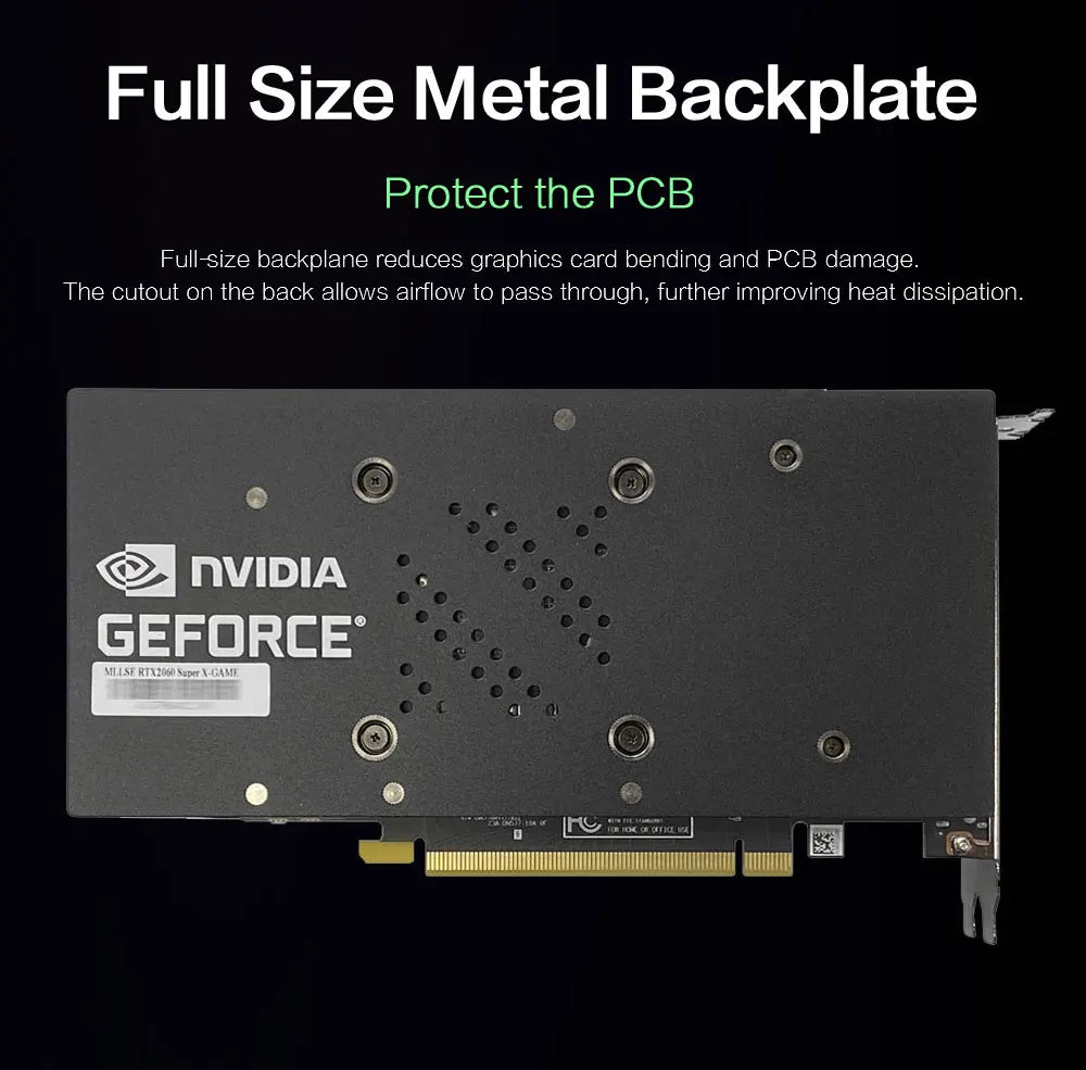 MLLSE RTX 2060 Super 8GB Graphics Card GDDR6 256 Bit PCI-E 3.0×16 8Pin NVIDIA GPU Rtx 2060super Gaming Video Card Placa De Vide