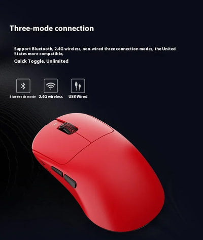 Waizowl OGM CloudXS Gaming Mouse Wireless 3mode E-sports Mice PAW3950 Lightweight Customziation Mouse Computer Accessories Gifts