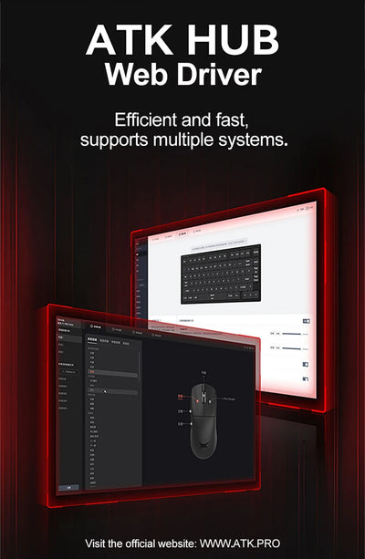 ATK BlazingSky F1 Extreme Wireless Gaming Mouse PAW3950 Ultra Dual-Mode 8000Hz 35g Lightweight E-sports FPS Mice