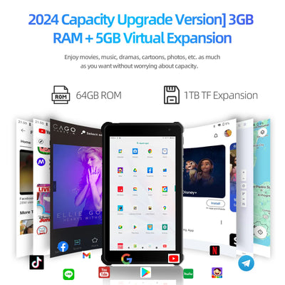 PRITOM Tablet 7" Android 14 Tablets