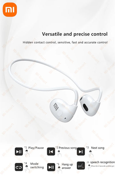 Xiaomi Bluetooth 5.3 Earphones Wireless Bone Conduction Waterproof Earphones Stereo Over-ear Sports Earphones with Microphone
