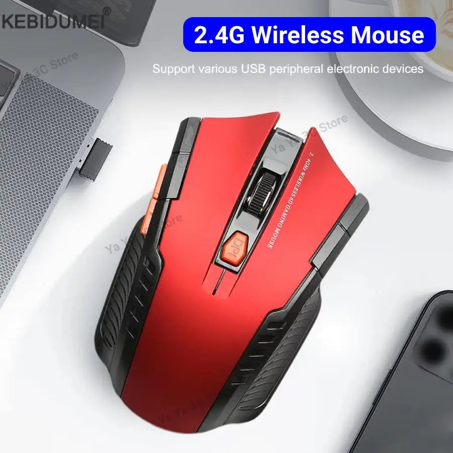 2.4GHz Wireless Mouse Ergonomic Gaming Mouse 6D Gamer 1600DPI 6 Buttons Optical Mice For Computer Laptop Accessories Mouse Gamer