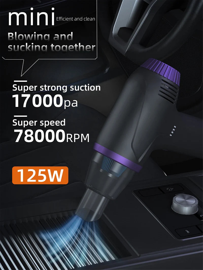 15000mAh Portable Compressed Air Blower High Power Brushless Multifunction Air Duster Cleaner for Keyboard Computer Cleaning