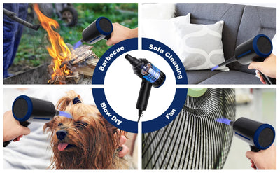 500W Electric Air Blower for Computer Cleaner,Compressed Air Duster, Compressed Air Can,Handy Dust for PC Keyboard Cleaning