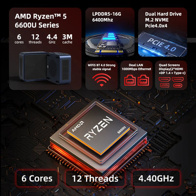 TexHoo Mini Gaming Computer
