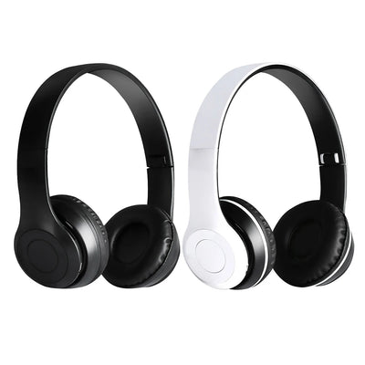 P47 Wireless Over Ear Headset Noise Cancelling Bluetooth-Compatible 5.0 Game Headset Card Mp3 Player Built-in Mic for Smartphone